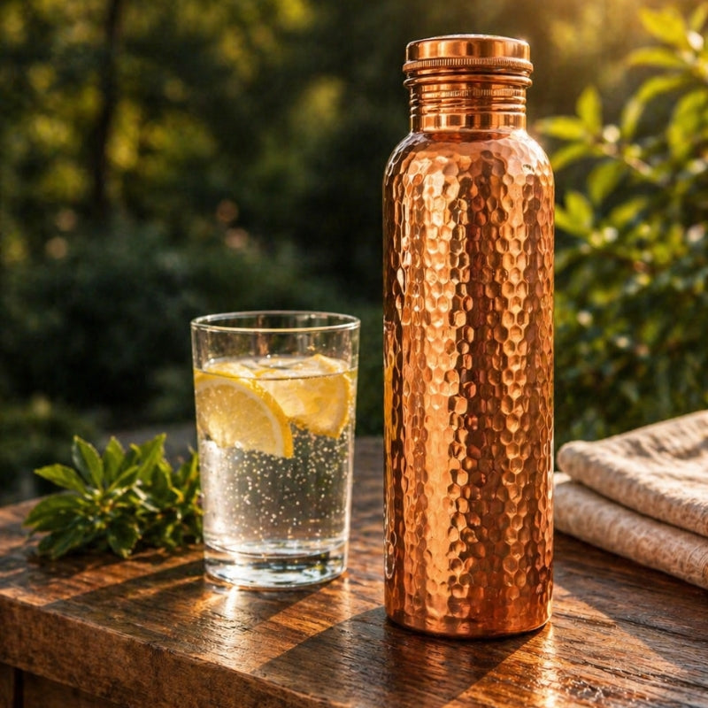 Copper Bottle | Naturally Purified Water, Plastic-Free