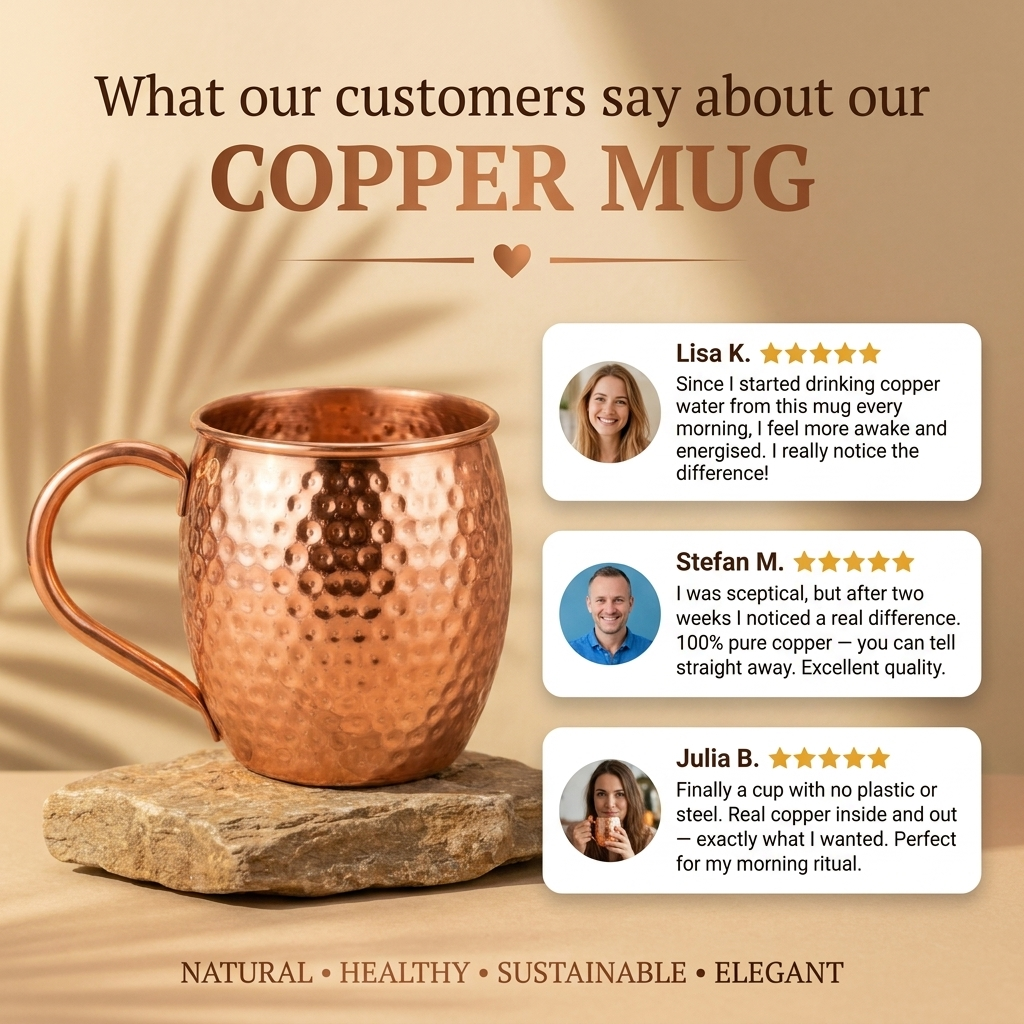 Copper Cup | Drink Naturally, Traditionally Crafted