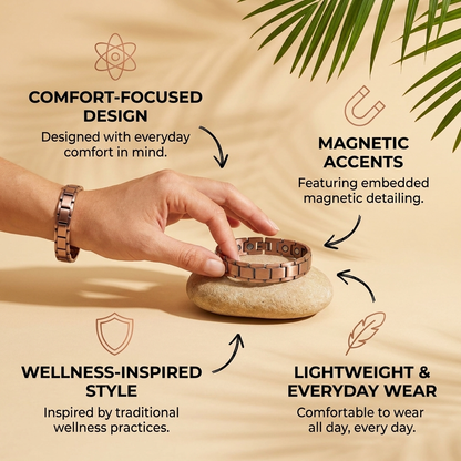 Copper Bracelet | Stylish Design, Inspired by Traditional Wellness Practices