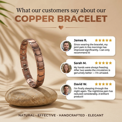 Copper Bracelet | Stylish Design, Inspired by Traditional Wellness Practices