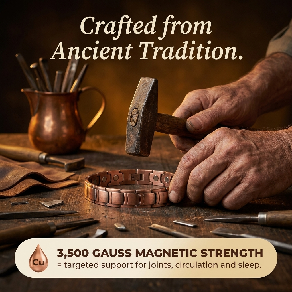 Copper Bracelet | Stylish Design, Inspired by Traditional Wellness Practices