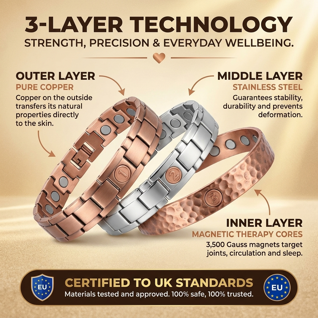 Copper Bracelet | Stylish Design, Inspired by Traditional Wellness Practices