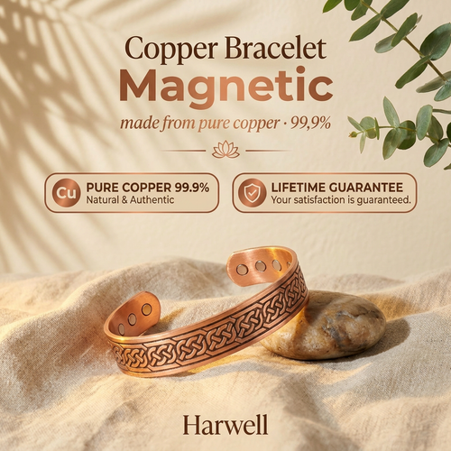 Copper Bracelet Magnetic | Energy · Circulation · Wellbeing