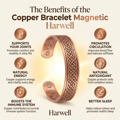 Copper Bracelet Magnetic | Energy · Circulation · Wellbeing