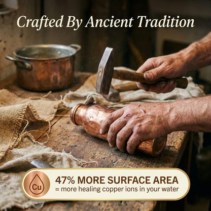 Copper Bottle | Naturally Purified Water, Plastic-Free