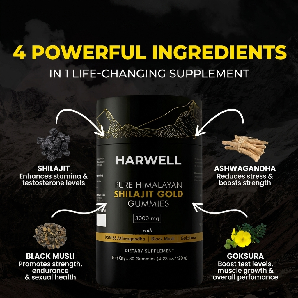 Harwell ™ Pure Shilajit Gummies