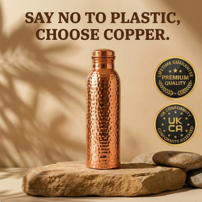 Copper Bottle | Naturally Purified Water, Plastic-Free